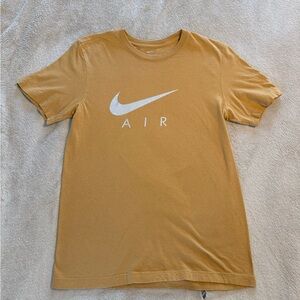 Nike Mustard Yellow Air Swoosh T-Shirt